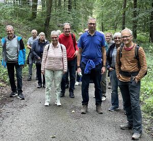 Mitglieder der SPD-Kreistagsfraktion auf dem WaldSinnPfad | Foto: Andrea Schröder-Ritzrau