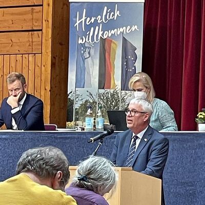 Thomas Zachler bei seiner Rede