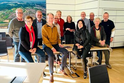 SPD Fraktion bei der Sitzungsvorbereitung